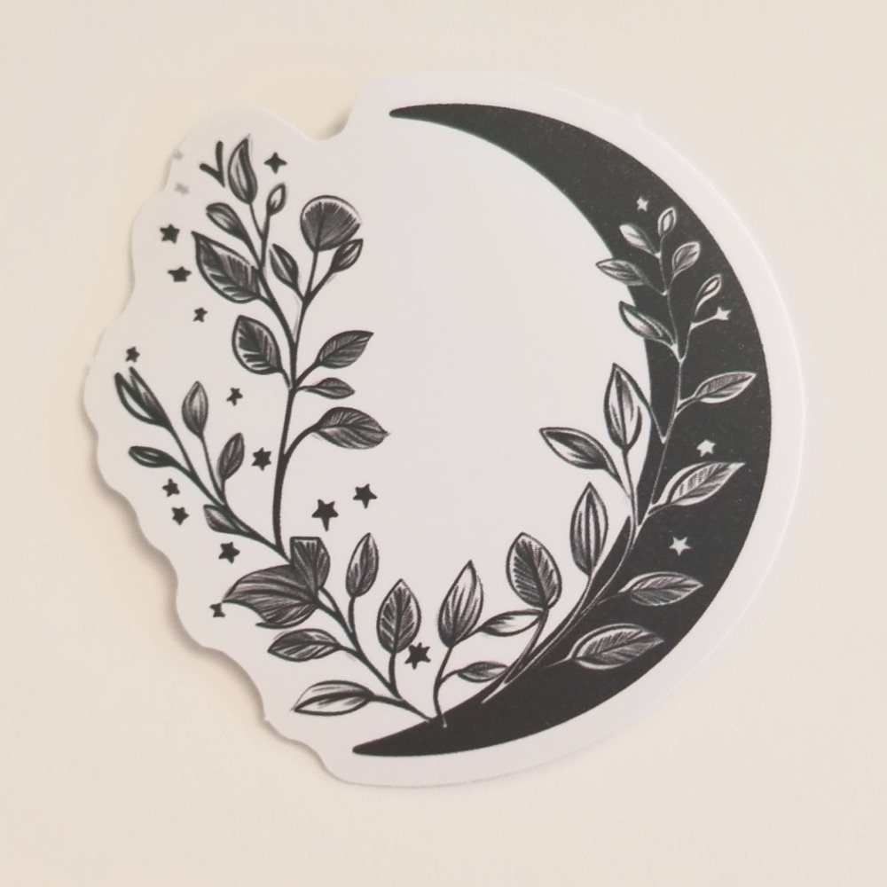 10/$10 Black Moon Sticker